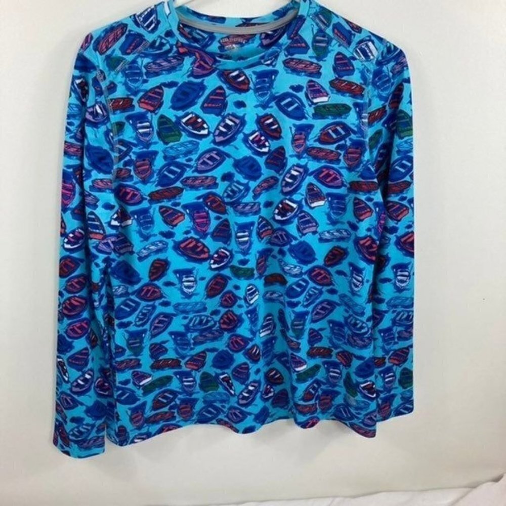 Womens Reel Legends Freeline Fishing Shirt‎ L